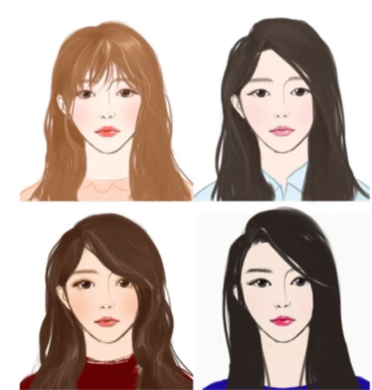  퍼스널컬러 자가진단 앱 사이트 퍼컬 진단 어플 웜톤쿨톤 테스트