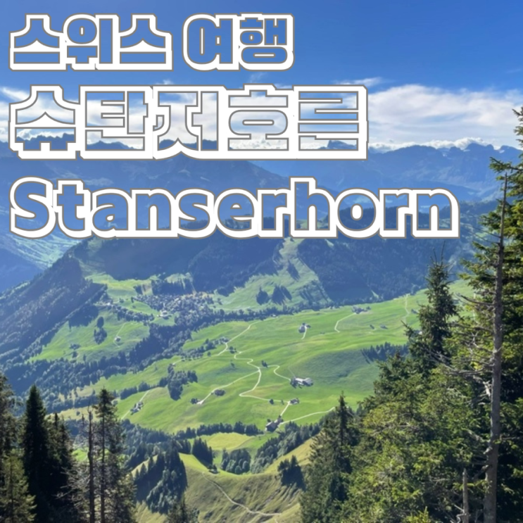 스위스 슈탄저호른 Stanserhorn 방문기 스위스 트래블 패스 이용