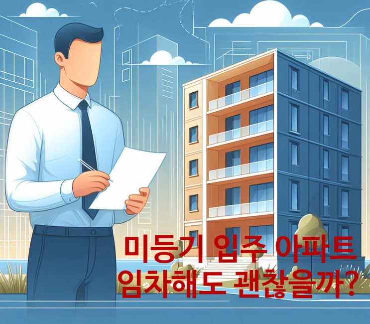  등기 안된(미등기) 입주 아파트로 전월세 들어가도 될까? 체크 사항과 특약사항 예시