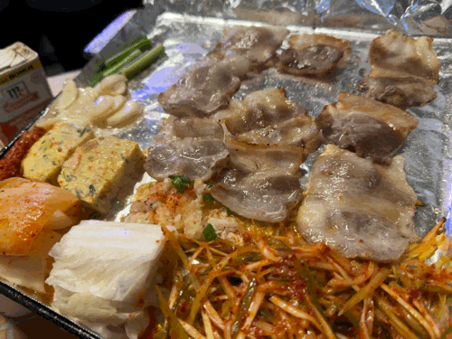  서울 성수동 맛집 잠수교집 한식 직장인 고기 냉동삼겹살
