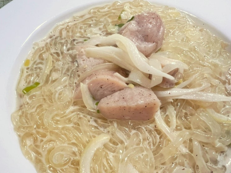  [다이어트 레시피] 맛있닭 소스 통 닭가슴살 :: 저탄수 천사채 크림 파스타 만들기 (천사채 없어도 가능!) (랭킹닭컴 추천인 lkz1014@naver.com)