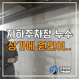  영등포 상가 누수 지하주차장 벽 누수원인 탐지 및 해결, 비용, 가격