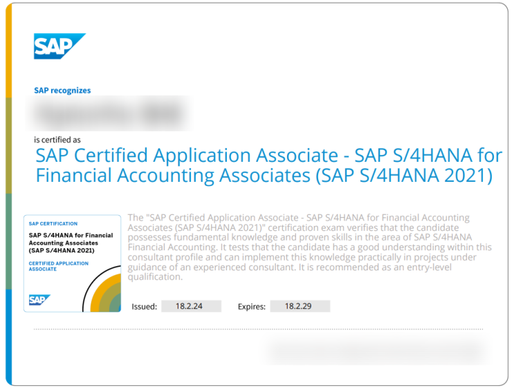  [SAP] 자격증(Certification Exam) - 4 ( 합격 후기, 특이사항 그리고 공부 방법 )