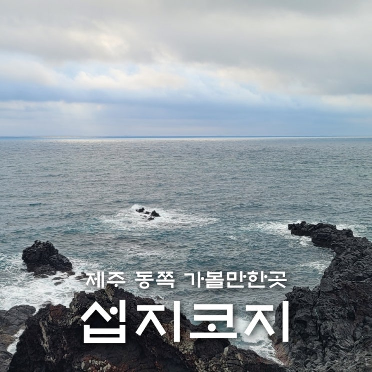  제주 동쪽 가볼만한곳 섭지코지 바닷가 풍경