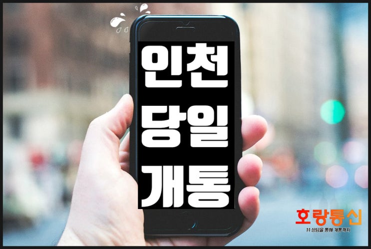 인천선불유심 간편하게 개통하는 방법 인천선불유심 간편하게 개통하는 방법