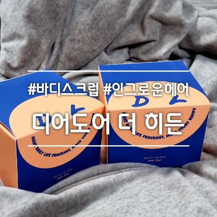  디어도어 더 히든 || 저자극 각질 인그로운헤어 제거 왁싱스크럽 바디스크럽 추천