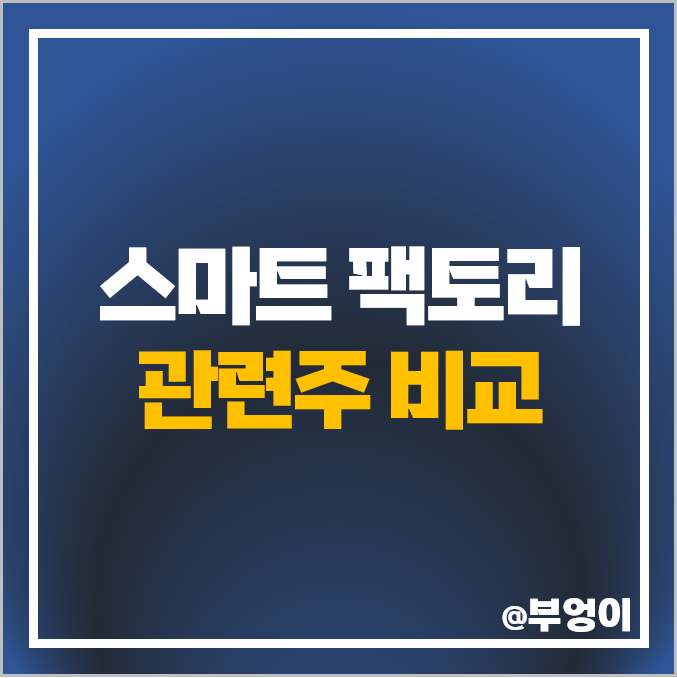 스마트 팩토리 관련주 SK 주식 엠투아이 더존비즈온 주가