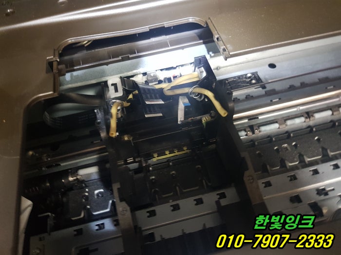 인천 서구 연희동 프린터수리 HP7612 무한잉크 헤드및 잉크막힘으로 프린트기 헤드교체 설치 작업 출장as