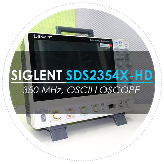 오실로스코프 화질이란? Feat. 시글런트/SIGLENT SDS2354X-HD Super Phosphor Oscilloscope