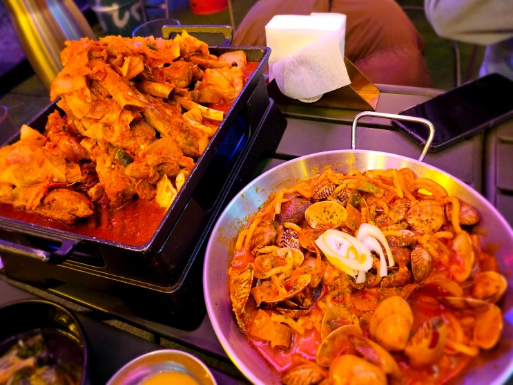  안주 기깔나는 하남미사술집 반달! 푸짐한 쪽갈비맛집 애견동반가능