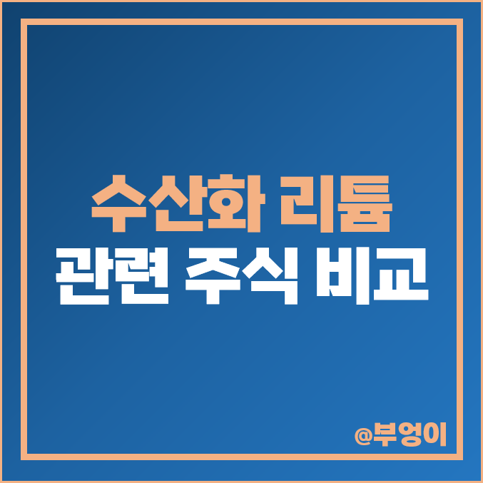 수산화 리튬 관련주 전기차 테마주 주가 주식 PER PBR 순위