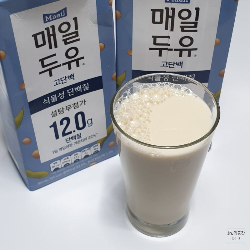 매일 챙겨 먹는 무설탕 매일두유 고단백 식물성단백질