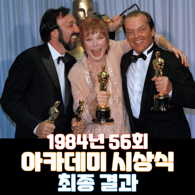  1984년 56회 아카데미 시상식 최종 결과