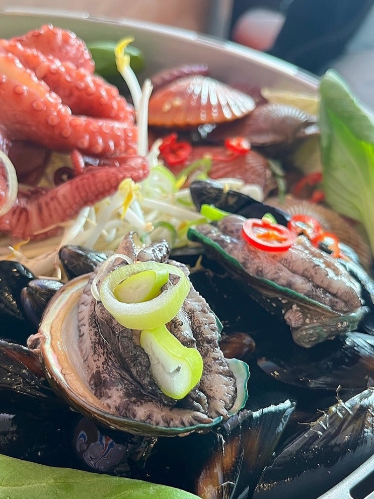  오이도조개찜맛집 노을조개 후기