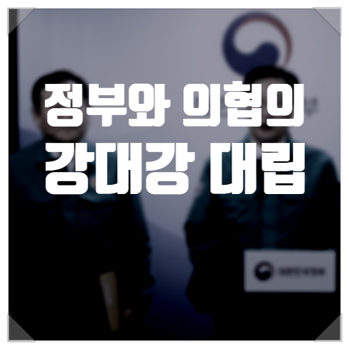 배후세력에 '구속수사' 원칙에 대한 <b>의협 비대위</b>, 정부 강력히 비판