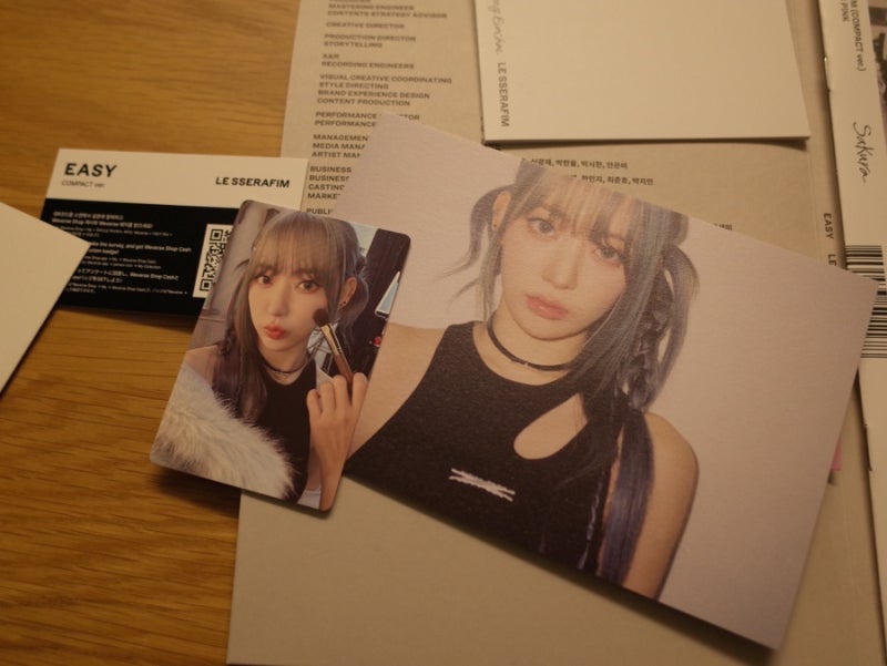 LE SSERAFIM's 3rd Mini Album 'EASY' Open Case | Review of the Compact Version