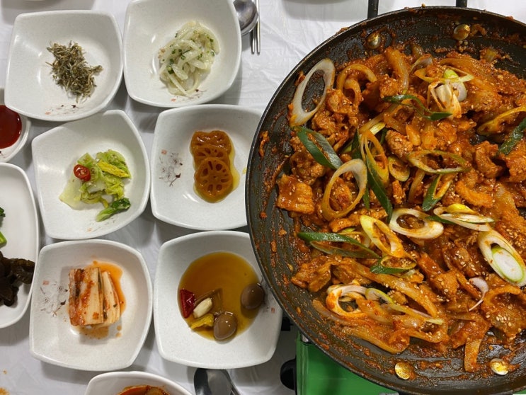  서천 맛집 대관령황태 해밀 고추장불고기 백반