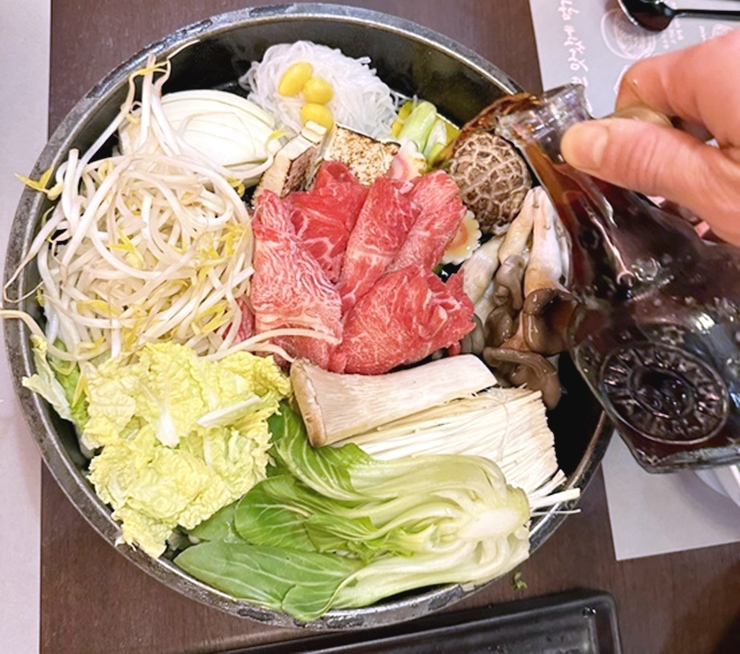  옥소반 상암점 서울 마포구 상암동 맛집 스끼야끼먹으러 데이트