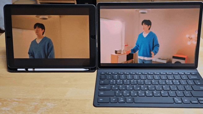 갤럭시탭 s9 플러스 & 아이패드 에어3 화면비율, 크기 비교 후기