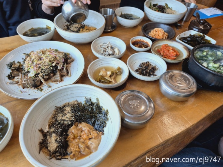  거제허영만백반기행맛집 거제성게비빔밥맛집 지중해