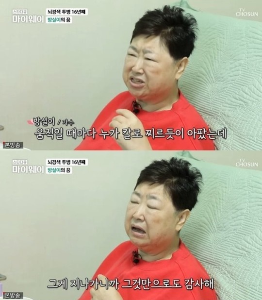 <b>방실이</b> <b>별세</b>..."움직일 때마다 칼로 찌르는 고통", <b>투병</b> 생활... 