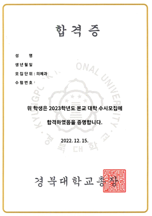 <b>지역인재전형</b> <b>의대</b>, 경북대 <b>의대</b> 합격 사례까지