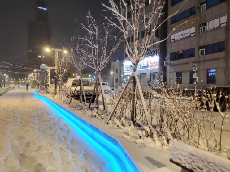  눈 많이 왔어요 출근길 조심하세요~