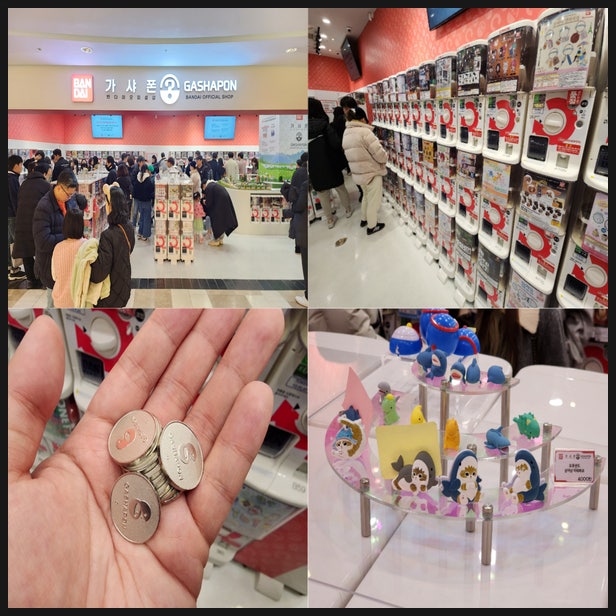  서울 잠실 가챠샵 가샤폰 반다이 오피셜샵 후기