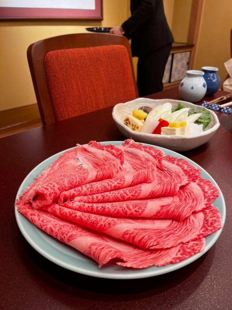  도쿄 스키야키 맛집 닌교초 이마한 추천 및 후기