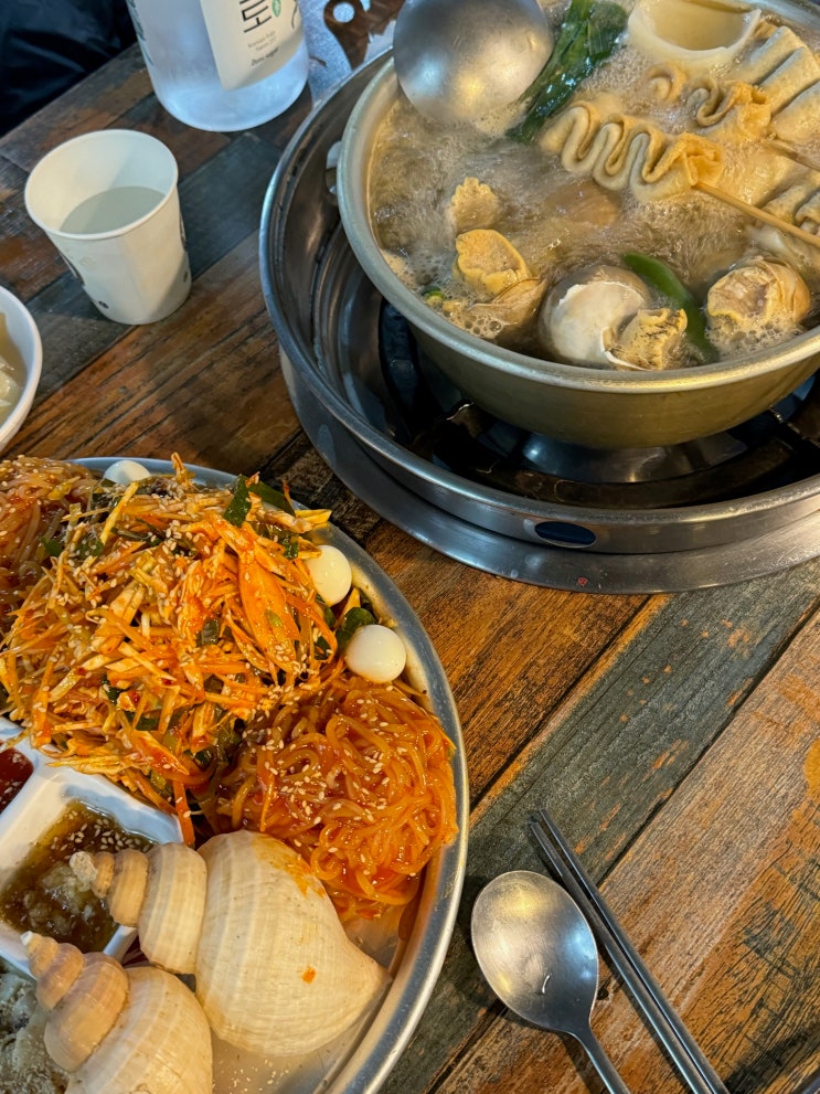  골뱅이 신사 약수역 겨울철 어른들의 데이트 맛집 눈오거나 비올때 필수 효능