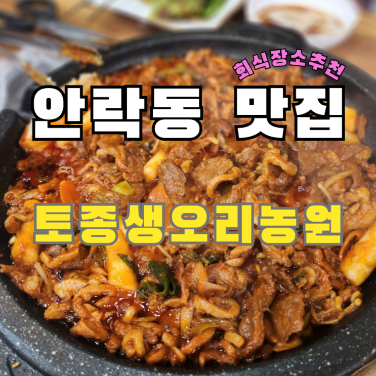  안락동 맛집 회식하기 좋은 토종생오리농원