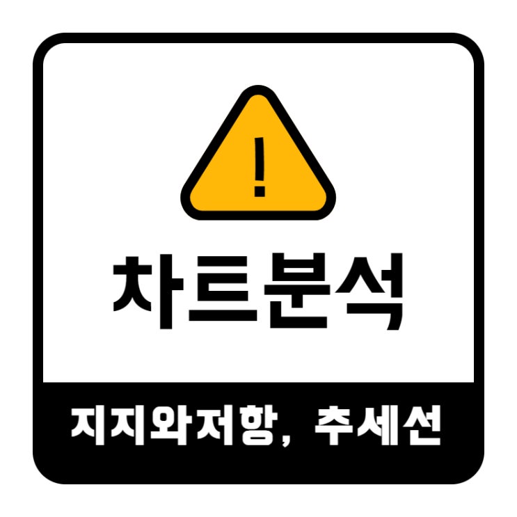  주식차트보는법, 지지와 저항과 추세선 간단히 보는법