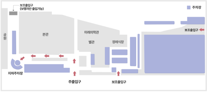 고대안산병원 주차장 주차요금과 장례식장 무료주차