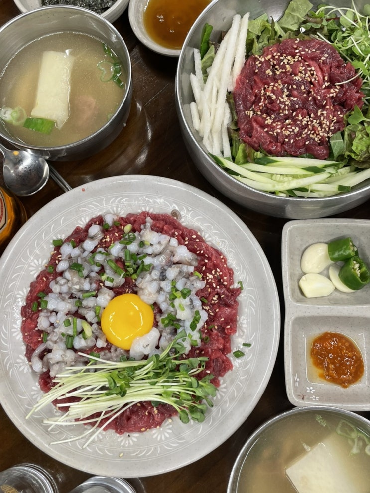  광장시장 미쉐린가이드 육회 맛집 "부촌육회"