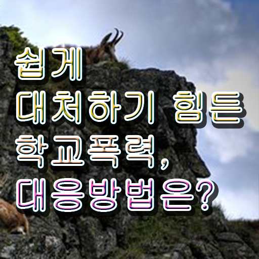  학교폭력 접수 자료 핵심 정보 가득 드려요 ?