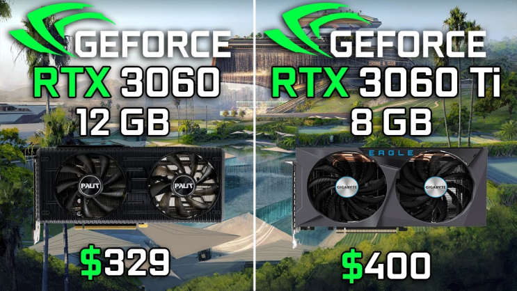 RTX3060 vs RTX3060TI 비교 그래픽카드 고르는법