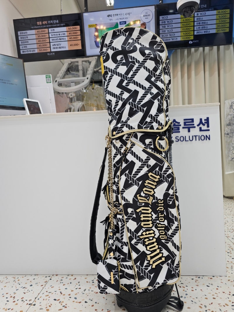 마크앤로나 캐디백 골프백 이염세탁