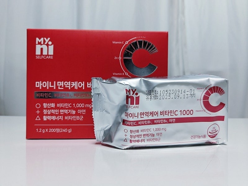 일동제약 마이니 면역케어 비타민c 1000 영양제 추천