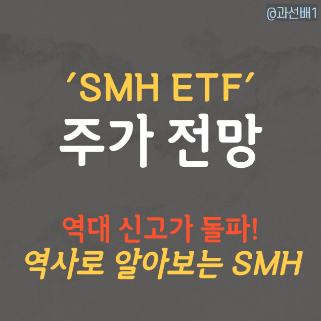  SMH ETF 주가 전망과 배당금(ft.역사로 알아본 장기 투자)
