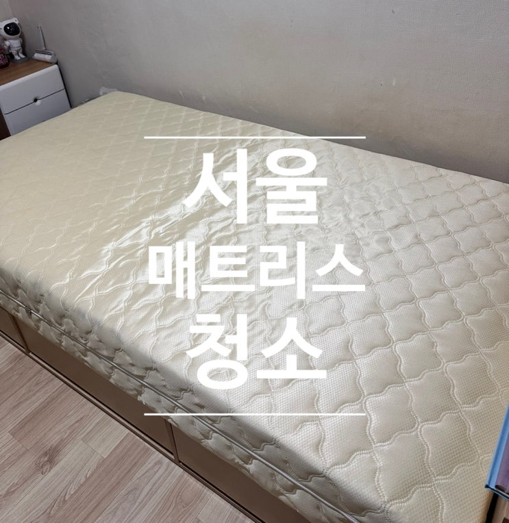  서울 매트리스 청소 진드기,빈대,먼지 한 방에 제거 가능