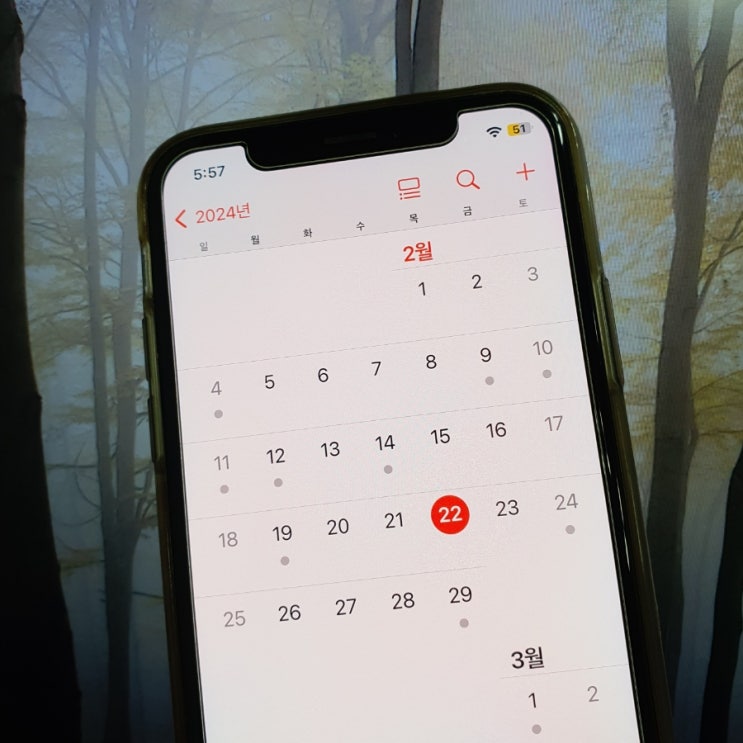  아이폰 캘린더 음력 달력 추가로 생일 확인하기