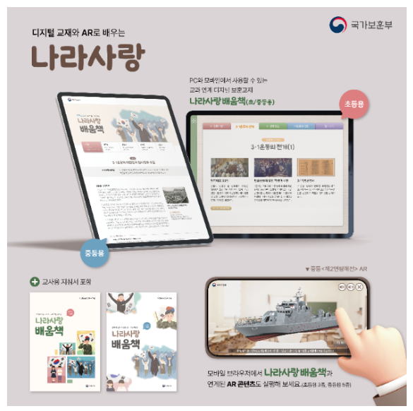 보훈부, 초·중등 교과 연계 디지털 보훈교재 ‘나라사랑배움책’ 공개 보훈부, 초·중등 교과 연계 디지털 보훈교재 ‘나라사랑배움책’ 공개