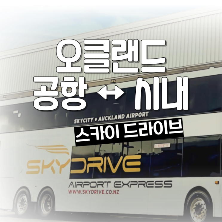  오클랜드 공항에서 시내로 : SkyDrive 탑승 후기(예약 X)