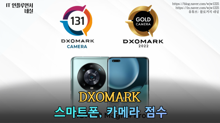 DXOMARK에서 스마트폰카메라, 카메라 성능 비교하세요