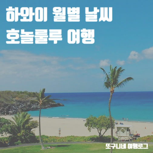  하와이월별날씨 : 3월 4월 5월 호놀룰루 날씨 & 옷차림