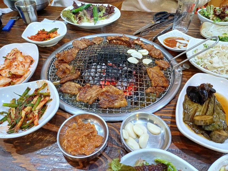 대구 돼지갈비 맛집 '재바우참숯불' :: 40년 전통의 신천동 고기집