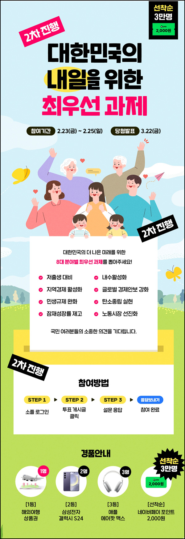 소플 설문조사 이벤트 2차(네페2천원 3만명)선착_1차 참여자 제외 소플 설문조사 이벤트 2차(네페2천원 3만명)선착_1차 참여자 제외