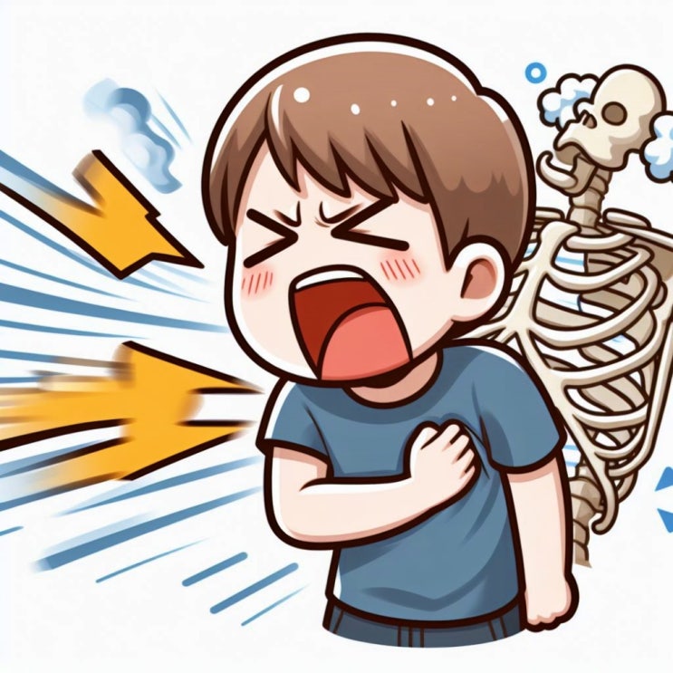  갈비뼈 역할 오해 골절 원인 상황 증상 문제 되는 장기 치료 방법 음식