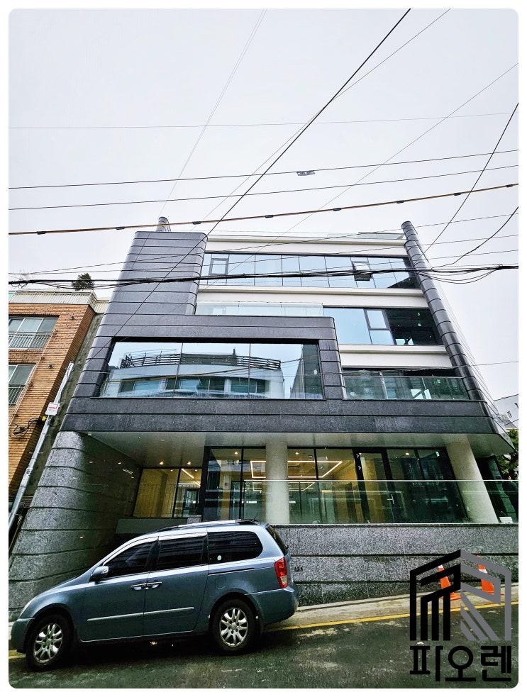  청담동통임대 - 청담사옥임대, 연면적 280평, 주차7대, 냉난방기+조명 셋팅완료, 내부남여화장실, 루프탑