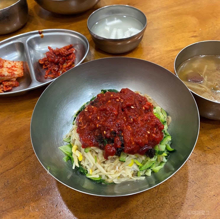  진주 제일식당 육회비빔밥 진주여행 중앙유등시장 맛집 유명한곳